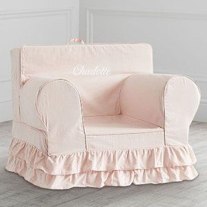NWOT Pink Ruffle Anywhere Chair® Slipcover